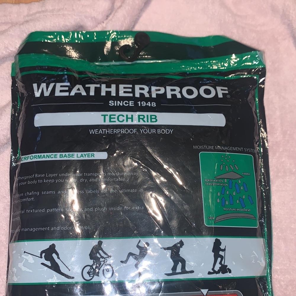 Weatherproof | Tech Rib Base Layer Men’s Large NEW - Picture 4 of 8